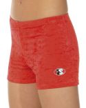 Girls Crushed Velour Gymnastics Shorts