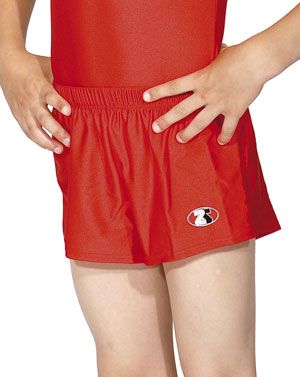 Mens Boys Nylon Lycra Gymnastics Shorts