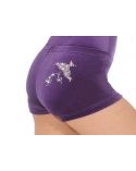 Grape Spirit Velour Hipster Gymnastics Shorts