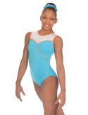 Melody Kingfisher Sleeveless Gymnastics Leotard