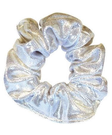 Silver Reflex Hair Scrunchie