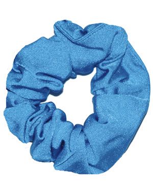 Nylon Lycra Kingfisher Hair Scrunchie