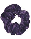 Grape Smooth Velour Hair Scrunchie
