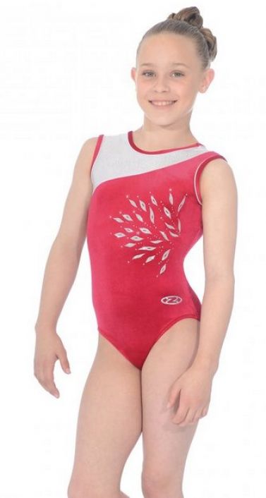 Eclipse Wine Sleeveless Gymnastics Leotard