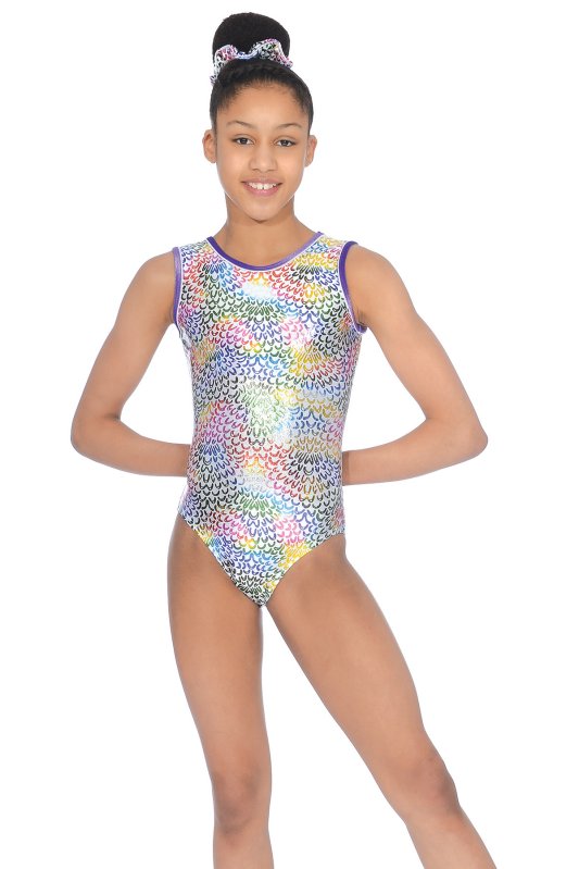 Jelly Bean Sleeveless Gymnastics Leotard